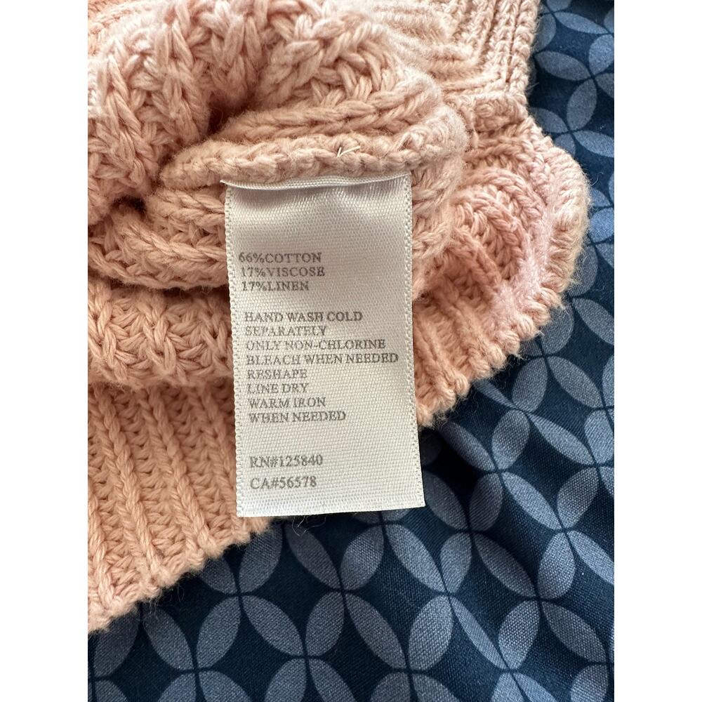 Intermix Rivington High Neck Knit Cami Halter Sweater Tank Blush Small - Picture 8 of 11